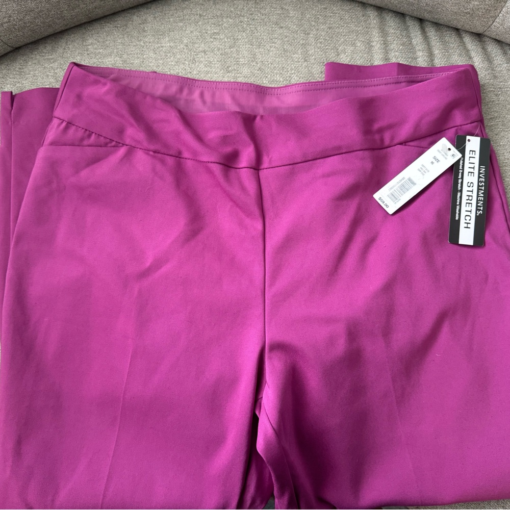 Pink PARK AVE fit ankle Investments Pant